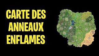 FORTNITE DEFI SEMAINE 4 SAISON 5 TRAVERSER LES CERCLES ENFLAMMES AVEC UN CHARIOT DE SUPERMARCHÉ [upl. by Rosette]