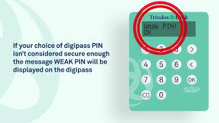 How to set up your Triodos Bank digipass [upl. by Haidabez439]