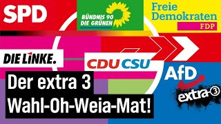 Parteien und ihre Wahlprogramme  extra 3  NDR [upl. by Jonina752]