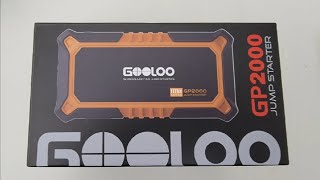 gooloo gp2000 jump starter kit [upl. by Hgiel]