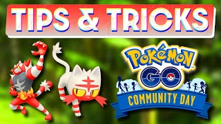 LITTEN COMMUNITY DAY TIPS amp TRICKS  POKÉMON GO [upl. by Ardiedak61]