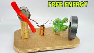 Free Energy Generator With Two Dc Motor  Free Electricity  Big Magnetic Motor Dynamo  SB craft [upl. by Haliled]