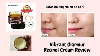 Vibrant Glamour Vibrant Glamour Retinol Cream Review What are the ingredients effective ba [upl. by Clayton570]