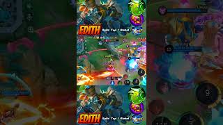 OP EDITH BUILD AND EMBLEM mlbb mobilelegends edith shorts [upl. by Essila117]