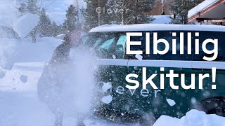 På skiferie i elbil med Clever One  du gætter aldrig hvor billigt det er [upl. by Nahtnanhoj]