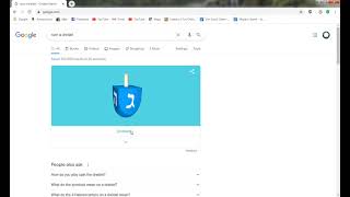 Spin The Dreidel  Google Game [upl. by Adli800]