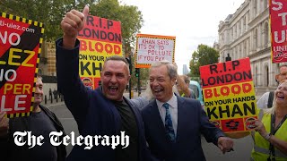 Ulez backlash begins as vandals target 14 cameras on one road as Londoners protest [upl. by Yann]