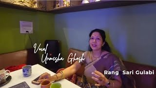 Rang Sari Gulabi  Cover Unmesha Ghosh  Dadra [upl. by Kopp895]