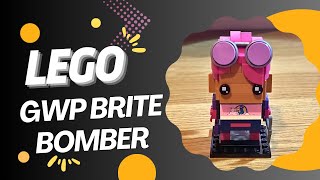 Lego GWP Fortnite Brite Bomber Brickheadz Review [upl. by Anevad786]