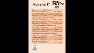 Programa Cursos FORMATEC 1T 2024 [upl. by Ahsimat346]