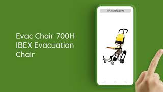 Evac Chair 700H IBEX Tran Seat Evacuation Chair [upl. by Myrtie]