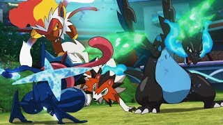 Charizard vs Greninja vs Infernape vs Lycanroc AMV  Pokemon [upl. by Marcie354]