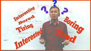 Belajar Bahasa Inggris  Participial Adjective ing dan ed [upl. by Giustino]