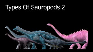 Types Of Sauropods 2 [upl. by Pegg]