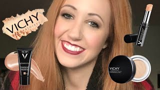 Base viso coprente con VICHY dermablend  Trucco completo full coverage [upl. by Church]