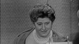 Whats My Line  Gertrude Berg Dick Van Dyke panel May 8 1960 [upl. by Radke]