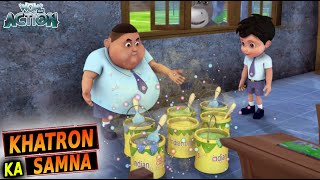 Vir The Robot Boy  Khatron Ka Samna  90  Hindi Cartoons For Kids  WowKidz Action animation [upl. by Allesig]