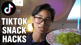 TIK TOK SNACK HACKS [upl. by Ri842]