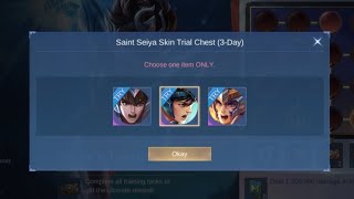 HOW TO GET TRIAL CARD CHOU SAINT SEIYA SKIN3DAYS [upl. by Gale454]