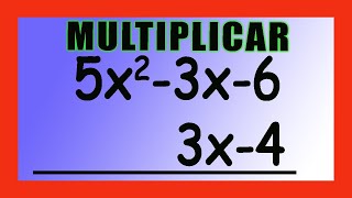 ✅👉 Multiplicación de Polinomios Vertical [upl. by Aissat]