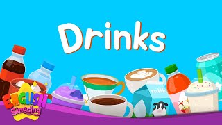 Kids vocabulary  Drinks  Learn English for kids  English educational video [upl. by Genna]