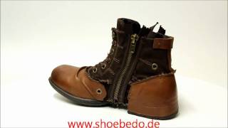 Replay Stiefel Boots Herren RU010003L Clutch Tan [upl. by Nehepts346]