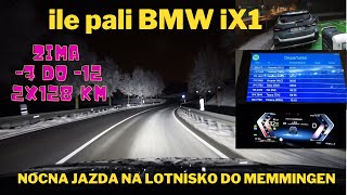 Ile pali BMW iX1💪 Sprawdzam przy ujemnych temperaturach zużycie prądu w samochodzie elektrycznym [upl. by Richmound370]