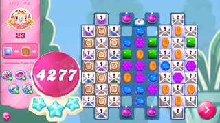 Candy Crush Saga Level 4277 NO BOOSTERS  3 Sugar Stars 🌟🌟🌟 [upl. by Dombrowski]