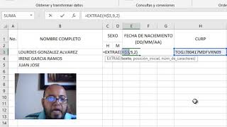 Funciones dependiendo de la CURP [upl. by Beasley557]