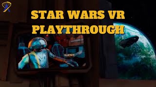 First 10 Minutes of Star Wars Tales from the Galaxy’s Edge VR Game on Oculus Quest 2 [upl. by Aitram157]