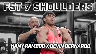 Shoulder Workout  Hany Rambod X Devin Bernardo [upl. by Wallinga]