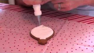 How to Decorate Cookies  Marbling Royal Icing [upl. by Norvun]