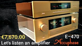 Accuphase E470 integrated Amplifier is made in Animation only feature performance and AB class [upl. by Barnard]