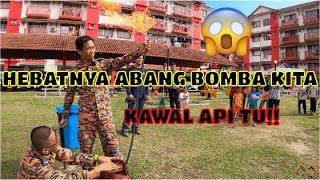 FIRE DRILLGOTONG ROYONGPENGUNGSIAN BANGUNAN DAN DEMO PEMADAMAN KEBAKARAN DAPURTERBAIK ABANG BOMBA [upl. by Bashee]