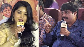 Actress Nivetha Thomas Superb Answer To Media Reporter Question About Glamorous Roles  MS Talkies [upl. by Ennairda48]