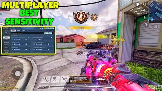 FAST MOVEMENT  NO RECOIL BEST SENSITIVITY FOR COD MOBILE MULTIPLAYER [upl. by Sivatnod]