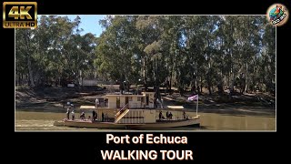 Port of Echuca  Victoria Australia  4K Walking Tour [upl. by Horan]