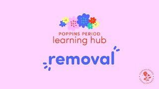 Removing Your Menstrual Cup a quick explanation by Poppins Period [upl. by Arleen]