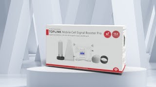 Toplink 4G 3G 2G CSB1 Mobile Cell Signal Booster install tutorials video [upl. by Pelligrini]