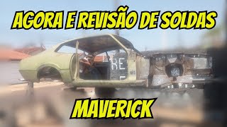 REVISÃO DAS SOLDAS FORD MAVERICK [upl. by Emelun]