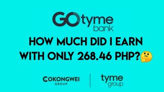 GOTYME BANK  INTEREST EARNED FOR OCTOBER  SMALL DEPOSIT [upl. by Midas830]