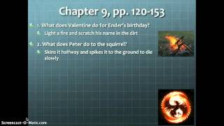 Study Guide Questions Enders Game chapters 810 [upl. by Acinnod]