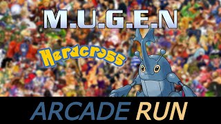 MUGEN Gladiacloud amp Solarflareds Heracross Arcade Run [upl. by Netsrik]