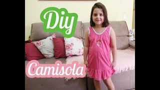 DIY ✂ Como fazer PIJAMA Camisola [upl. by Irita]