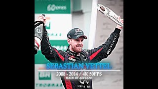 Sebastian Vettel 2008 2014 4K Scenepack Made By Aefrans [upl. by Adlesirg]