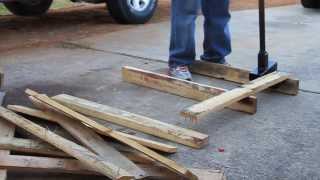 Pallet Breaker Homemade [upl. by Post]