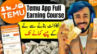 Earn Money From Temu App  Temu Affiliate Program in Pakistan  How to Earn Money Online [upl. by Pelag]