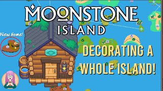 Moonstone Island  I AM INSPIRED Decorating an Entire Island [upl. by Alliber]