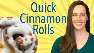 Quick Cinnamon Rolls Recipe Demo  How to Make Cinnamon Buns [upl. by Mada]