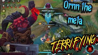 I tried ornn in wild Rift crazy damge and tanky league of legends [upl. by Ettolrahc]